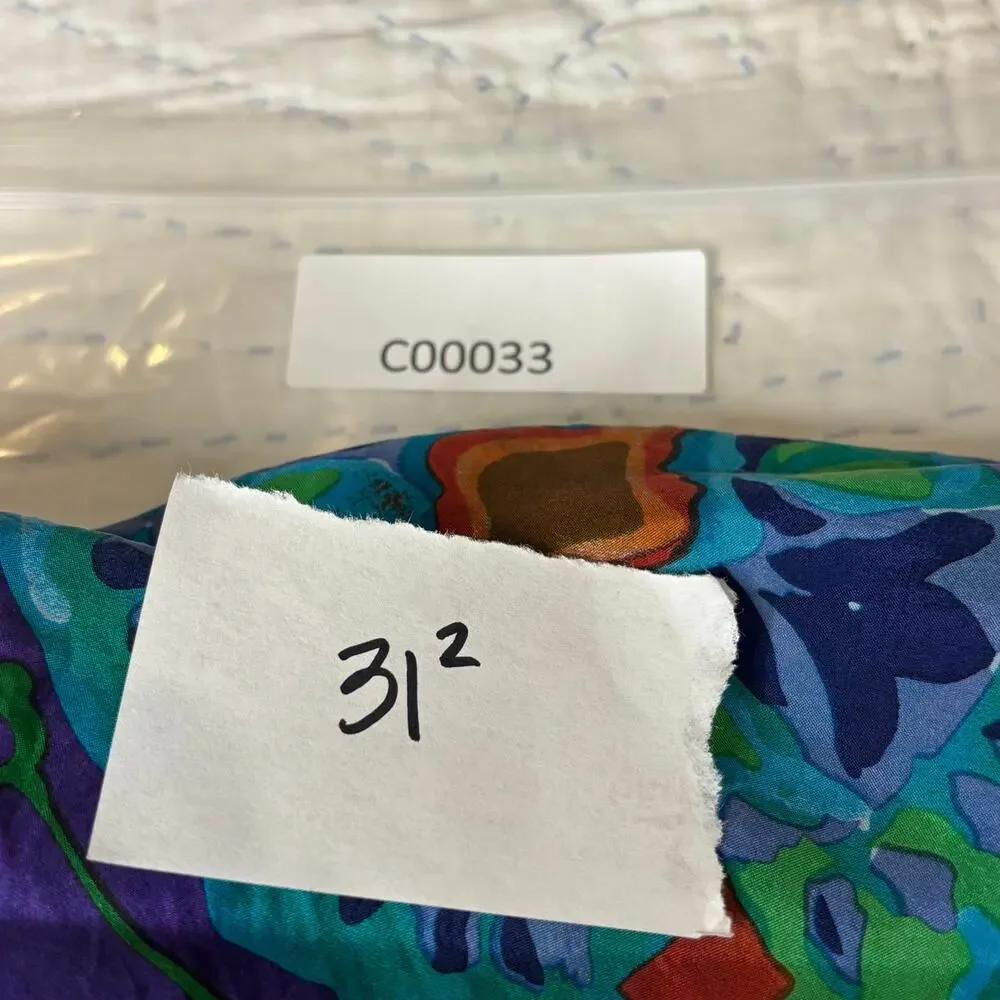Express Teal and Purple Silk 31